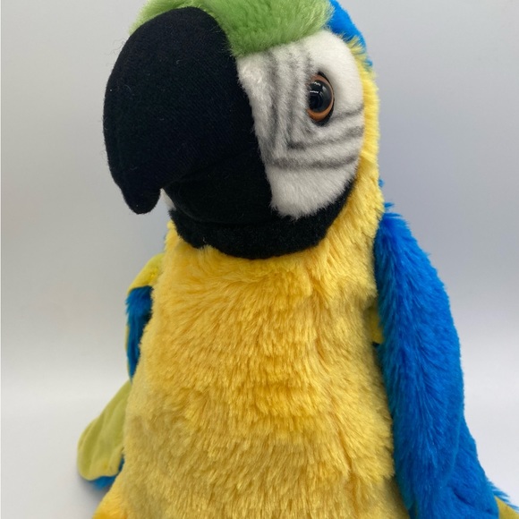 Wild Republic Macaw Parrot 11" Plush
Blue Yellow Green Stuffed Animal Bird. - Picture 2 of 14